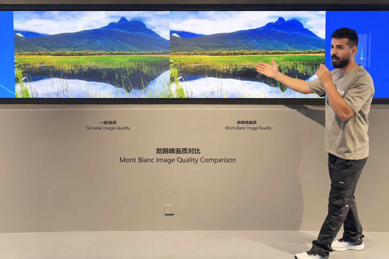 AKD display quality comparison